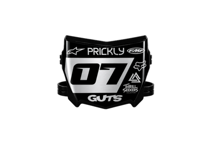 Shiny SIlver Motocutz Decal